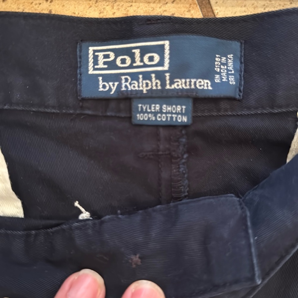 Polo by Ralph Lauren Tyler Navy Logo Shorts - size 35 waist - Picture 6 of 11